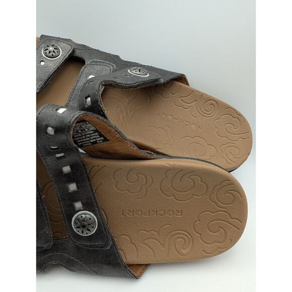 Rockport women’s sandals, brown metallic copper, size 9 M - Picture 3 of 4